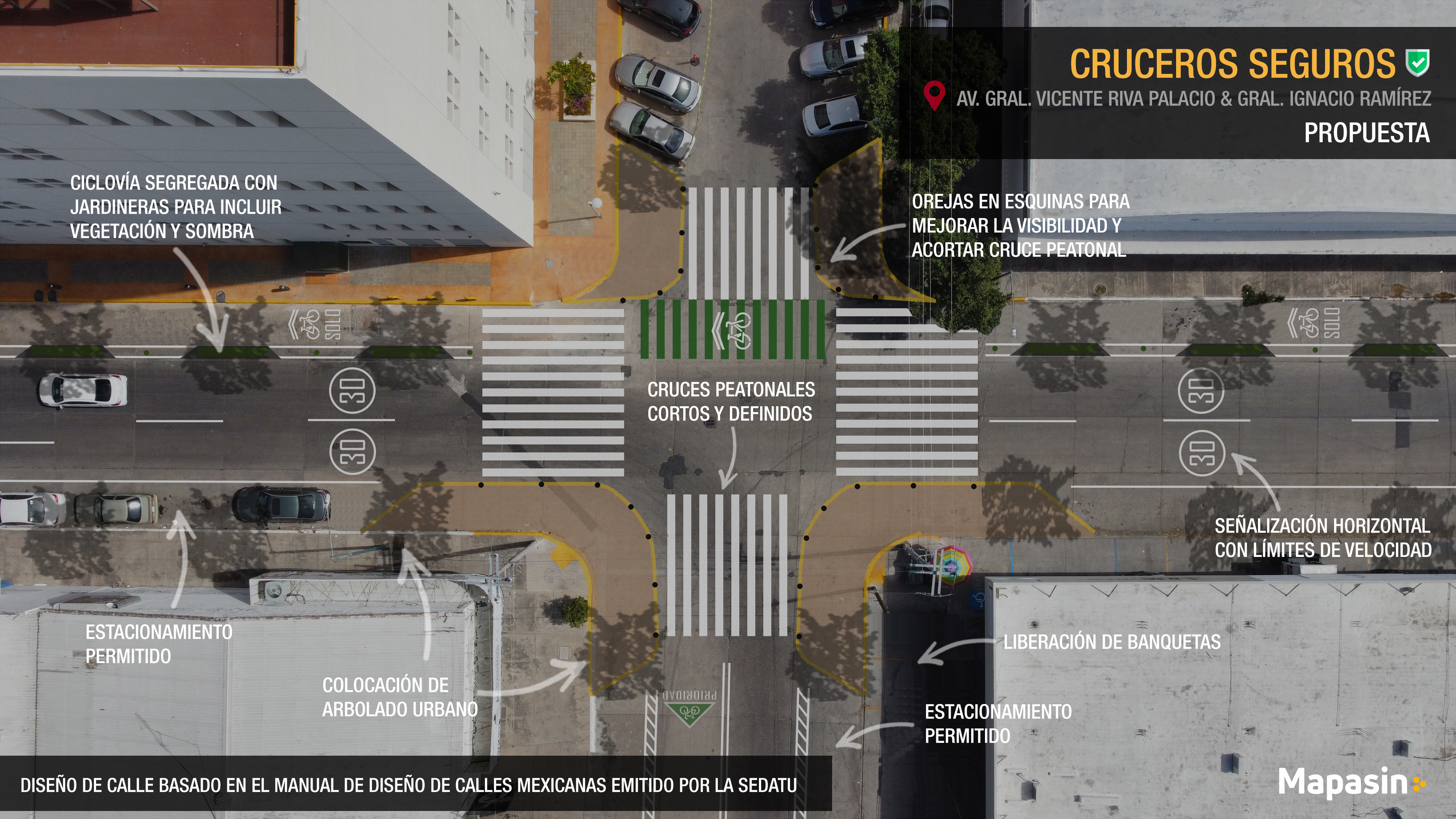 Av. Gral. Vicente Riva Palacio & Calle Gral. Ignacio Ramírez